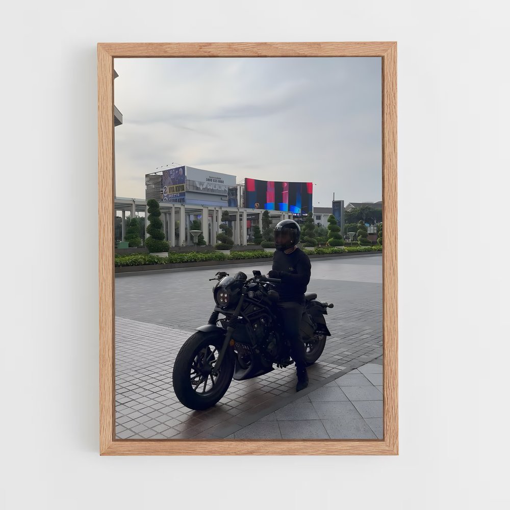 Poster Rebel Intrépide – affiche Honda Moto (vue 4)
